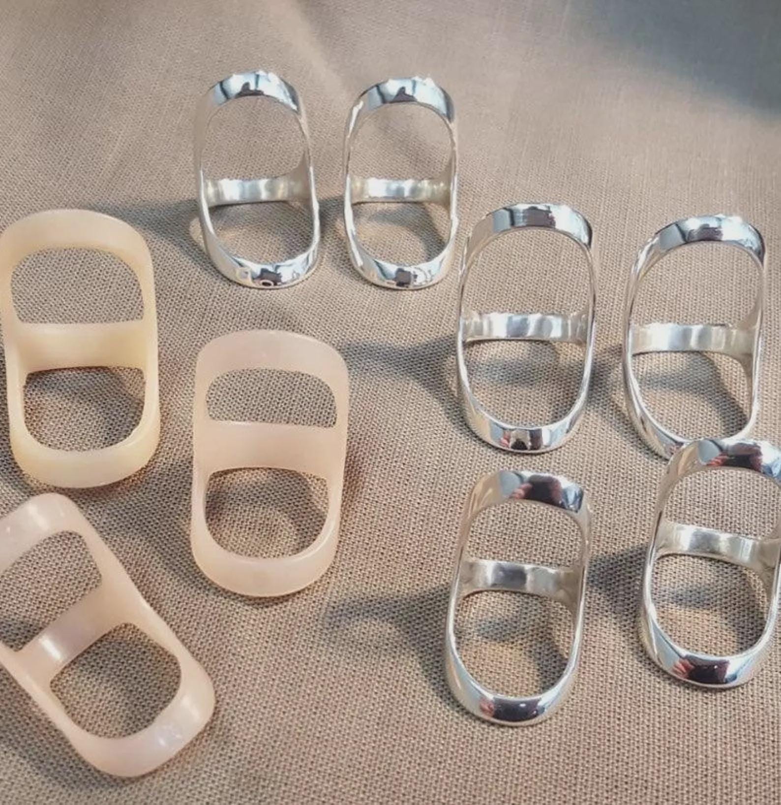 Zebra Ring Splints Adjustable Swan Ring, Finger Splint for Eds/arthritis, Joint ...