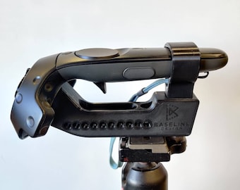 HTC Vive Wand Sim Racing Virtual Camera mount V2 with 1/4-20 threaded base for VR production and racing simulator