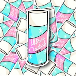 Adesivo de vinil à prova de intempéries Ultraclutch Hairspray baseado no musical Hairspray