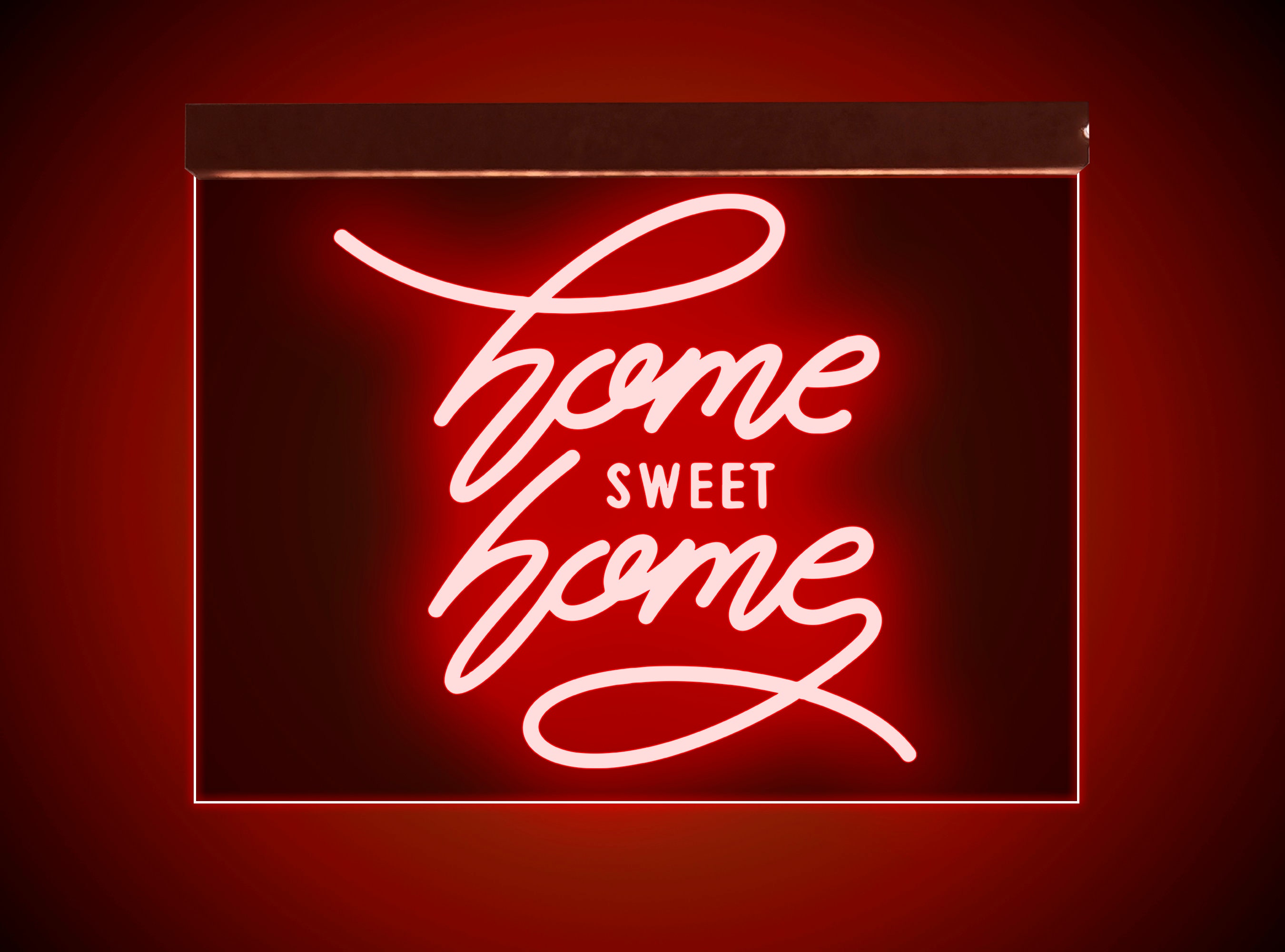 Home Sweet Home Neon Signhome Sweet Home Wall Decorled Neon Etsy UK