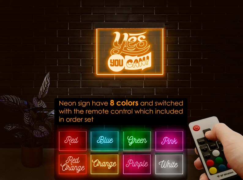 Neon Sign Bedroom Customneon Light Sign for Wall Etsy