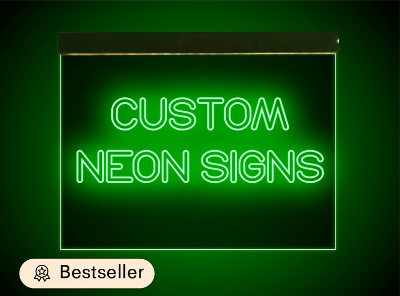 Neon Sign Bedroom Customneon Light Sign for Wall Etsy