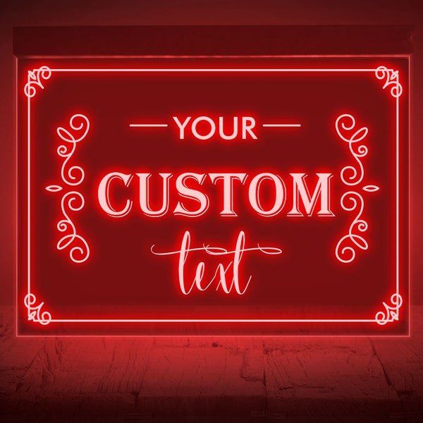 Light up Sign Custom Etsy