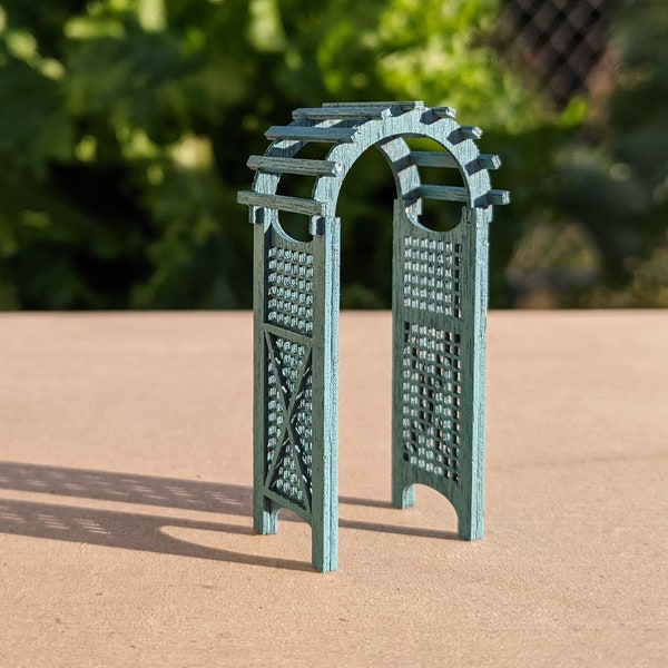 1:48 Scale Garden Trellis Kit Style "C" (unpainted wood)