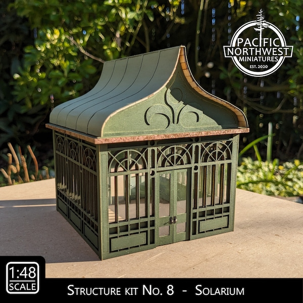 1:48 Scale Building Kit "Solarium" (unpainted wood)