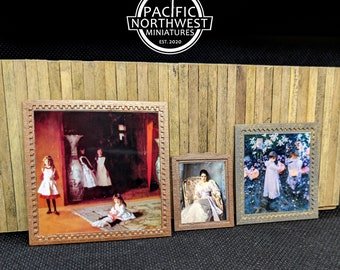 1:48 Scale John Singer Sargent Art Set "A" Kit (Laserboard & Photo Paper)