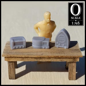 1:48 Scale 1920's Radio Set x3 (unpainted resin)