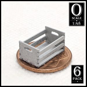 1:48 Scale Crate Style "B" Kit x6 (unpainted LaserBoard)
