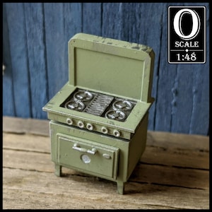 1:48 Scale 1930&#39;s Stove Kit (unpainted resin)
