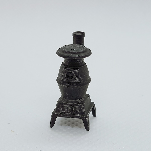 1:48 Scale Potbelly Stove Kit (unpainted resin)