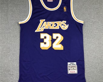 magic johnson lakers jersey