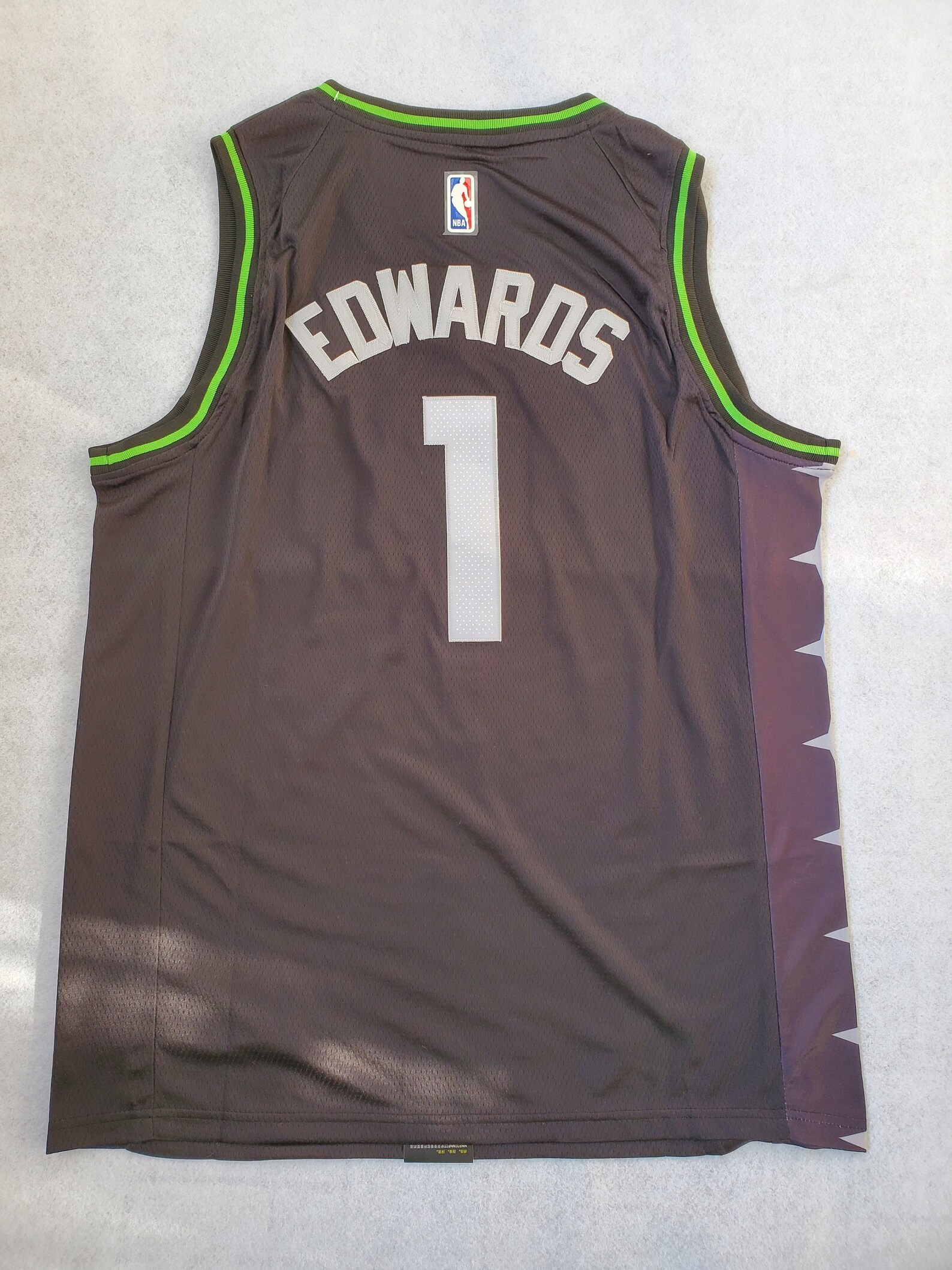 anthony edwards jersey city edition