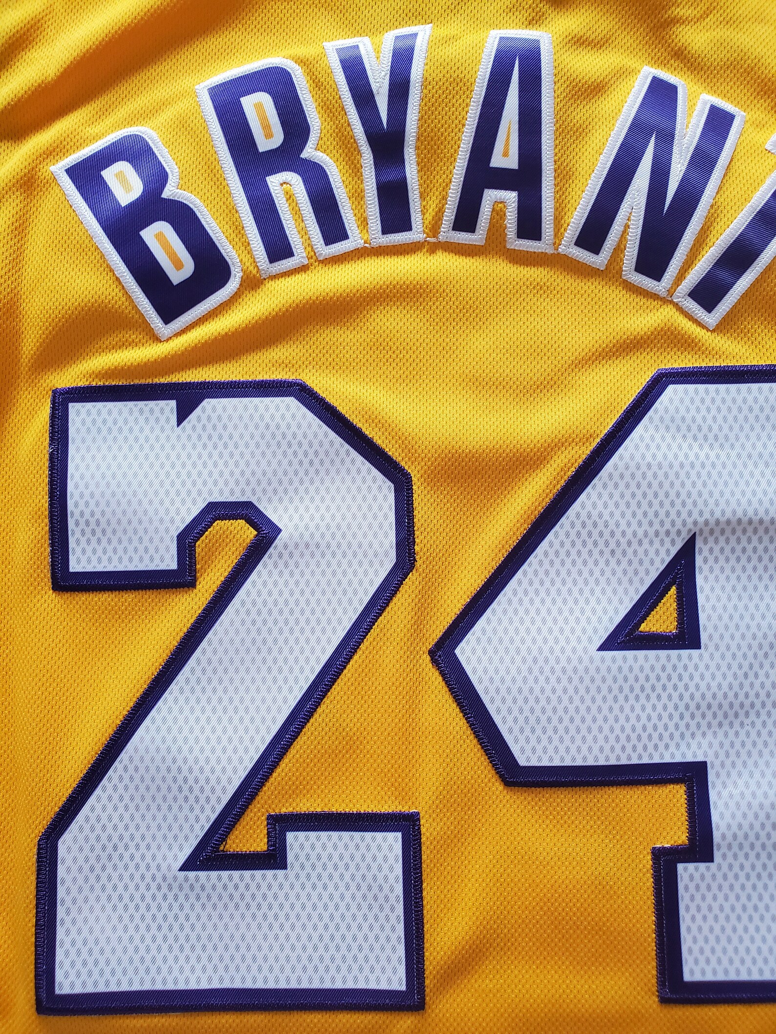 Vintage Kobe Bryant Jersey 24 Lakers Jersey Yellow US Size Etsy