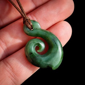 ALL BLACKS Moko POUNAMU ネックレス ポウナム 翡翠 All Blacks