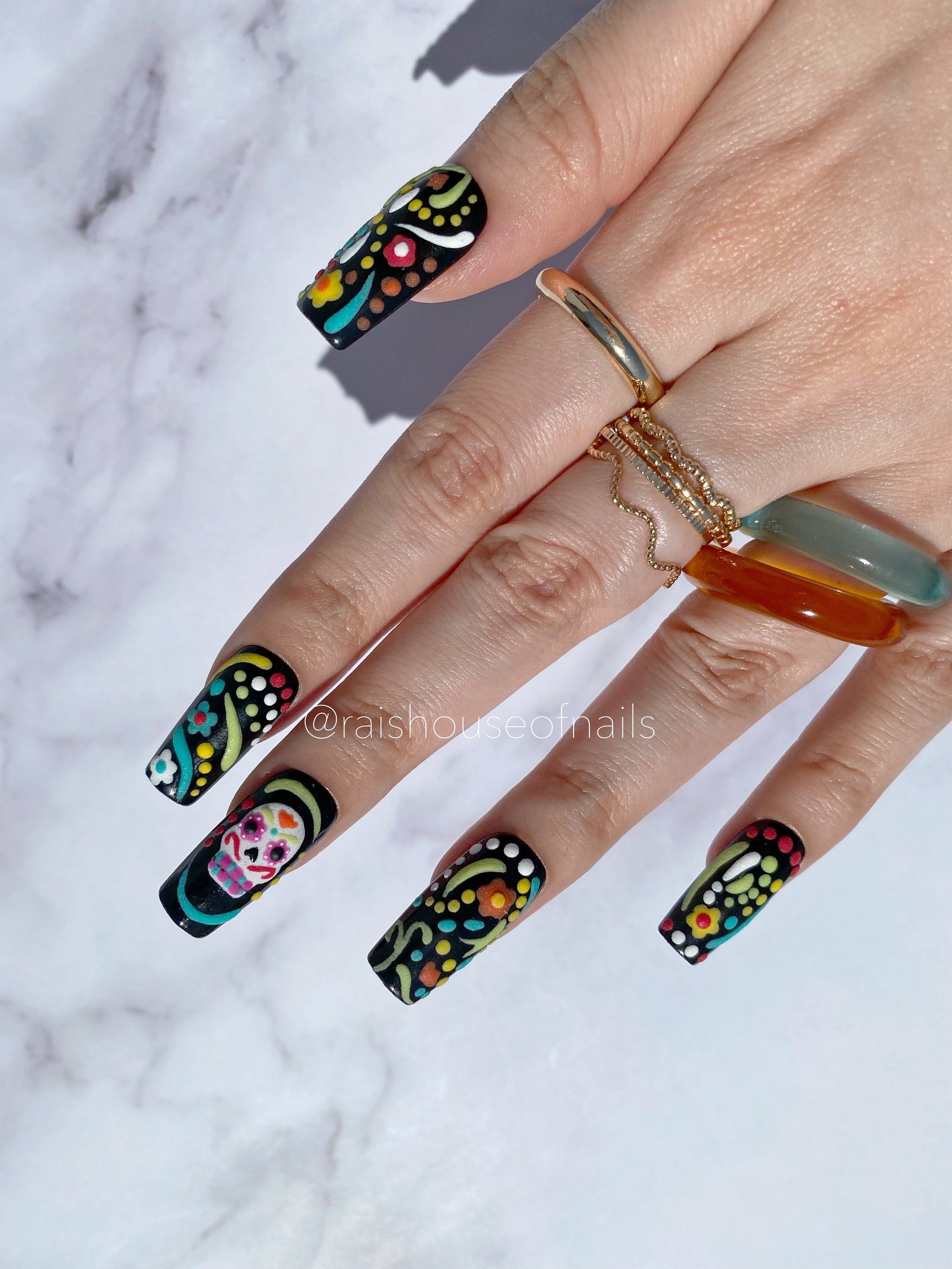 20-teiliges Nageldesign-Set Mit Schädel-Strass – 3D-Ghost-Nagelstickers Aus Legierung Für Halloween, Partys Oder Täglichen Style