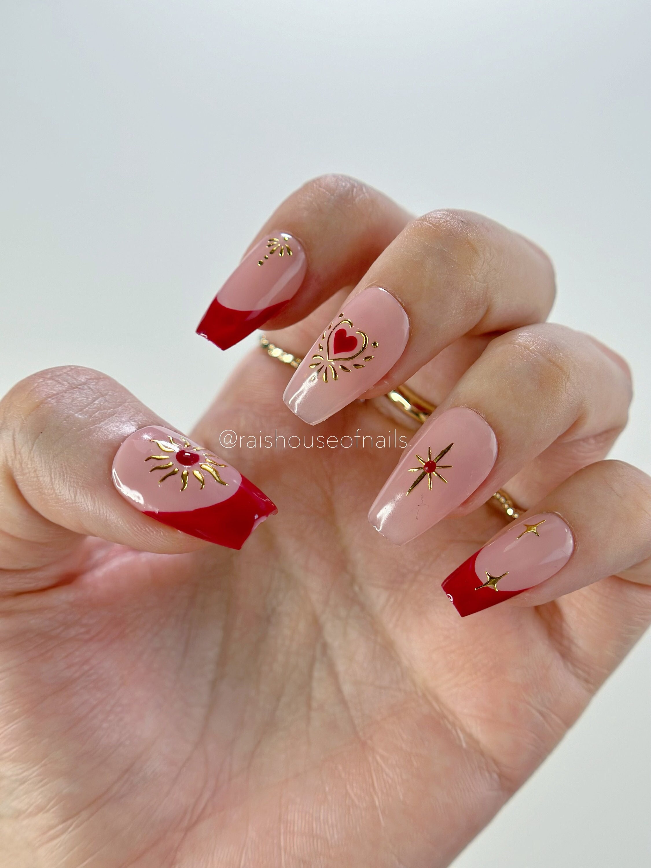 HOW TO DO FULLSET MARBLE WITH GOLD FLAKES LONG NAILS COFFINS, ACRYLIC FOR  TUTORIAL