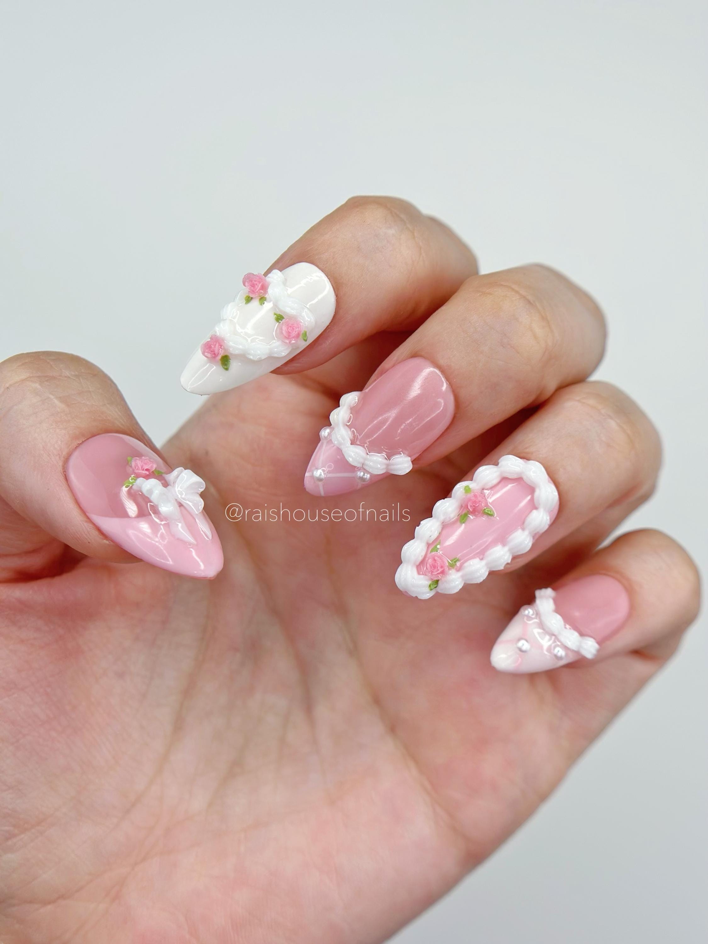 3dネイルパーツ 誕生日 バースデー ネイルパーツ ケーキ パーツ ピンク 3dネイルパーツ 誕生日 バースデー ネイルパーツ ケーキ パーツ ピンク