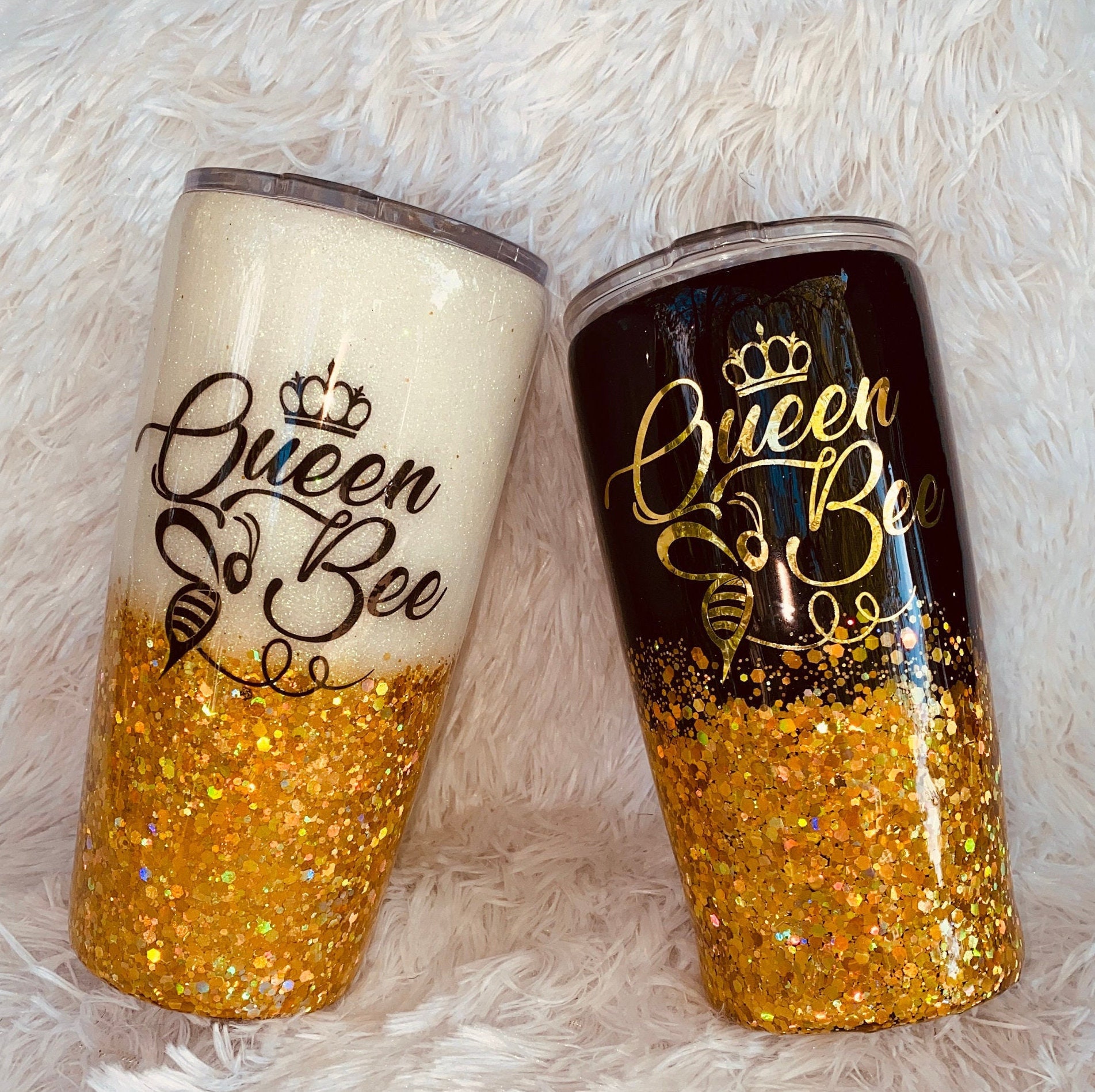 Send More Boba Can Glass Cup – Queen Bee Soiree