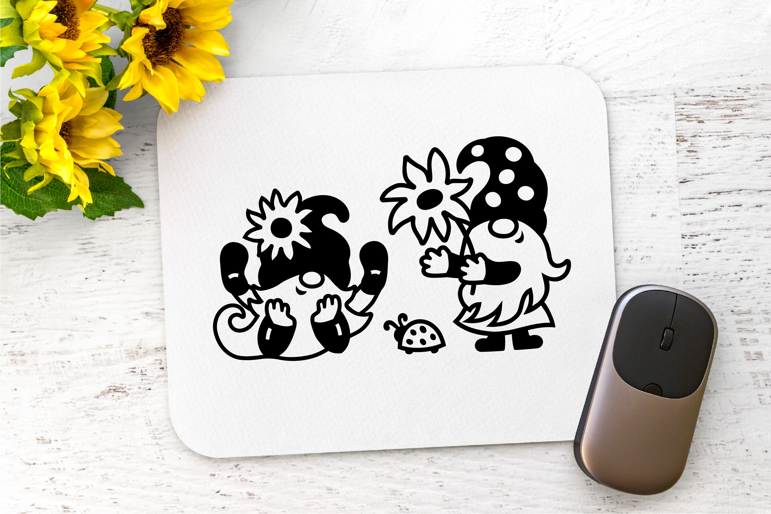 Free Free Sunflower Gnome Svg 158 SVG PNG EPS DXF File