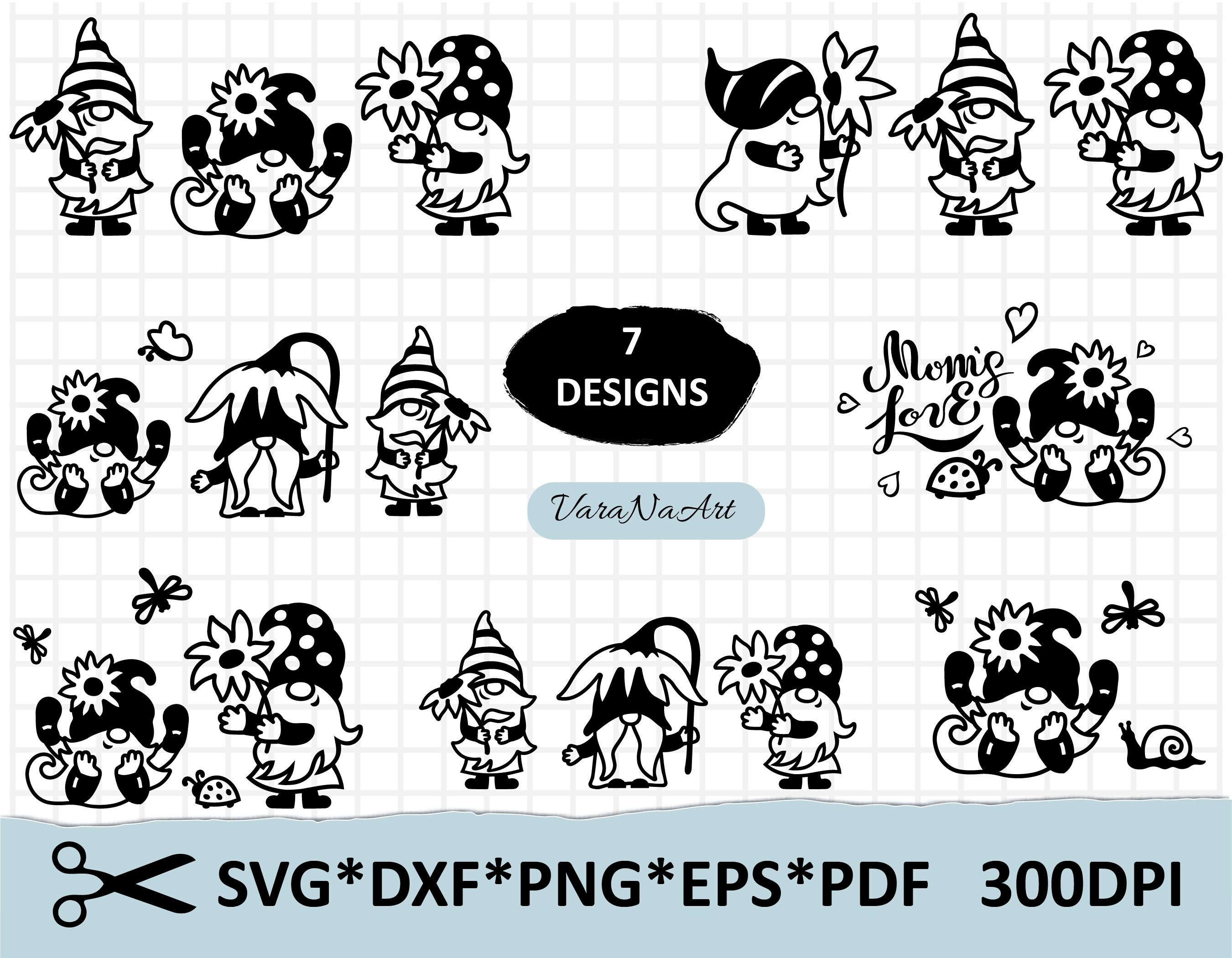 Free Free 242 Sunflower Gnome Svg SVG PNG EPS DXF File