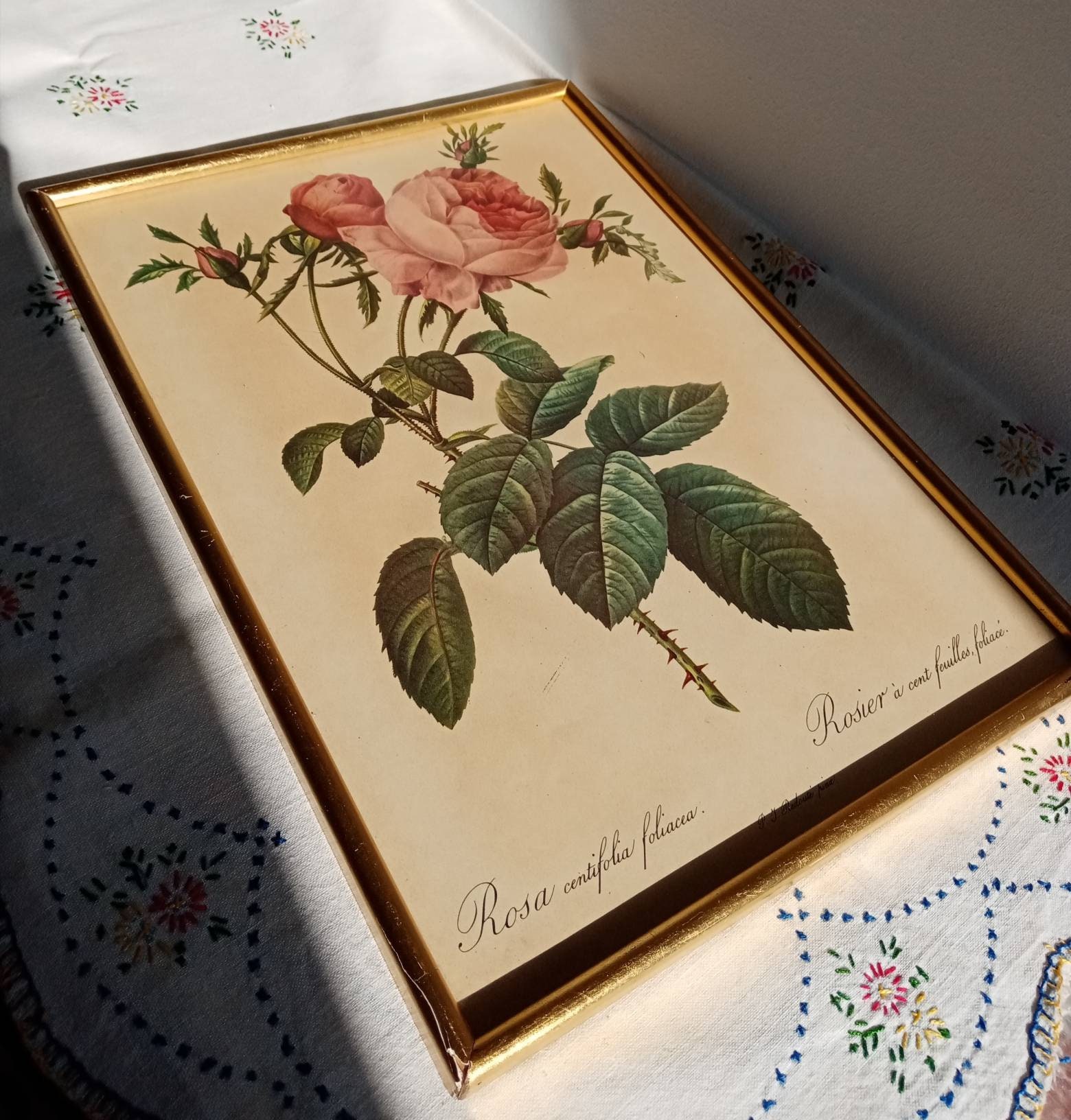 Cadre Vintage Bouquet