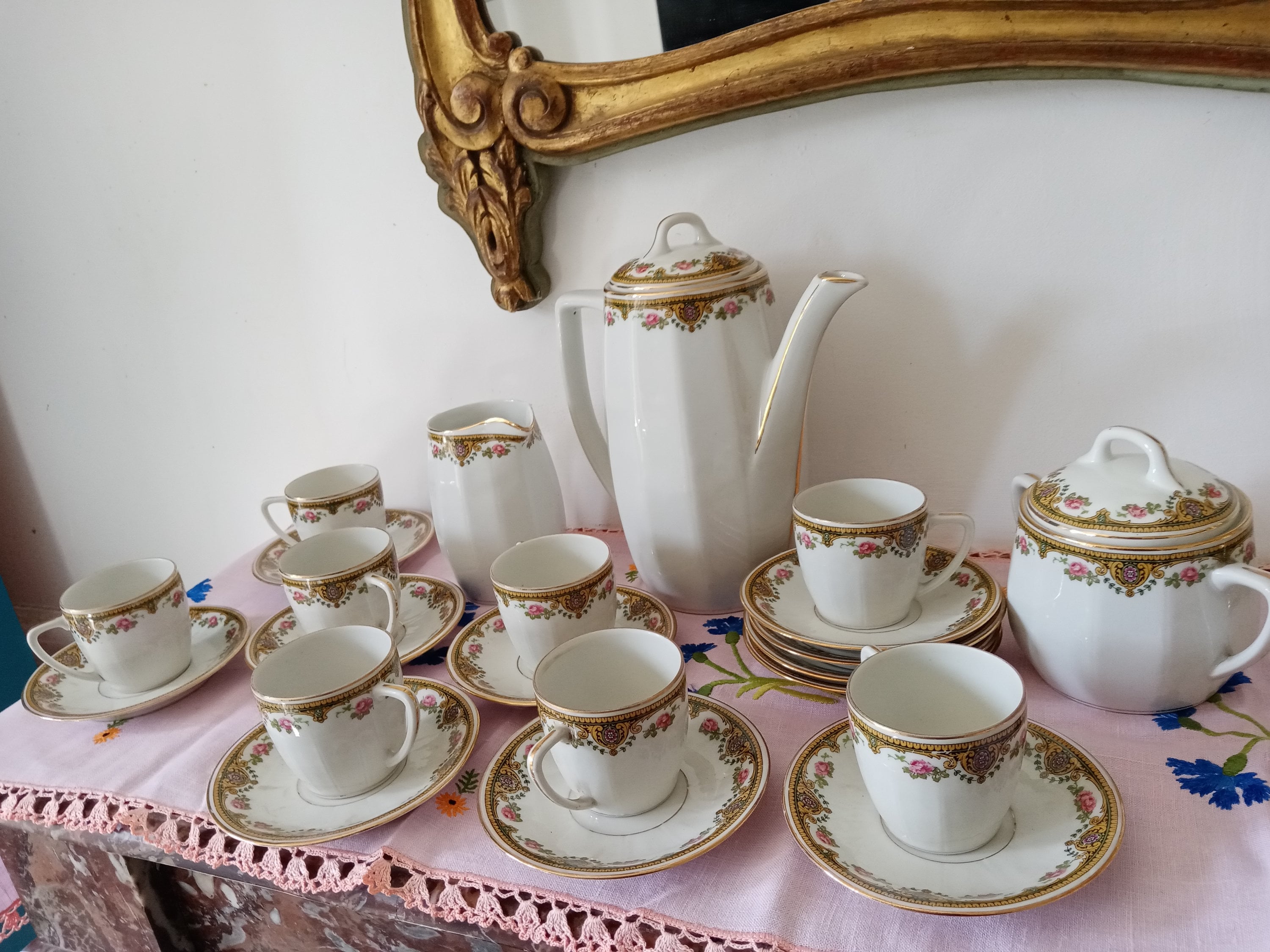 ヴィンテージ MEHUN FRANCE ティーセット