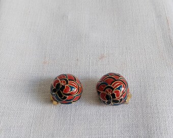 Boucles D'oreilles Anciennes Clips UNGARO Paris - Hauteur 12,7 Cm - Métal Doré - Occasion