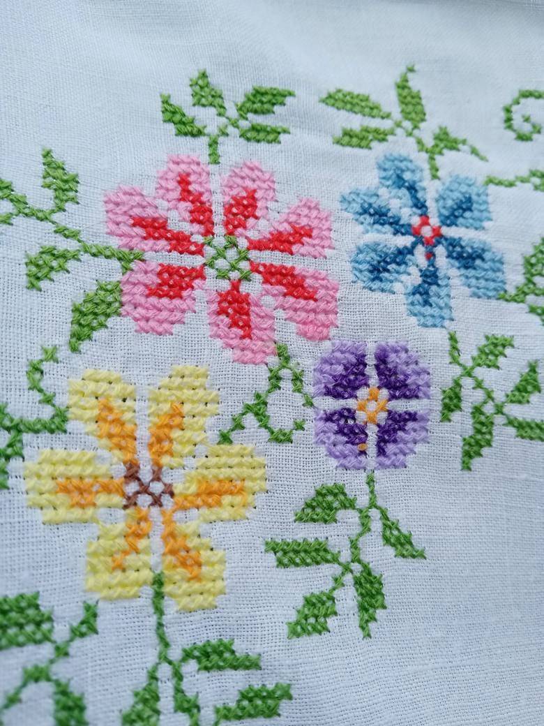 Vintage Français Nappe