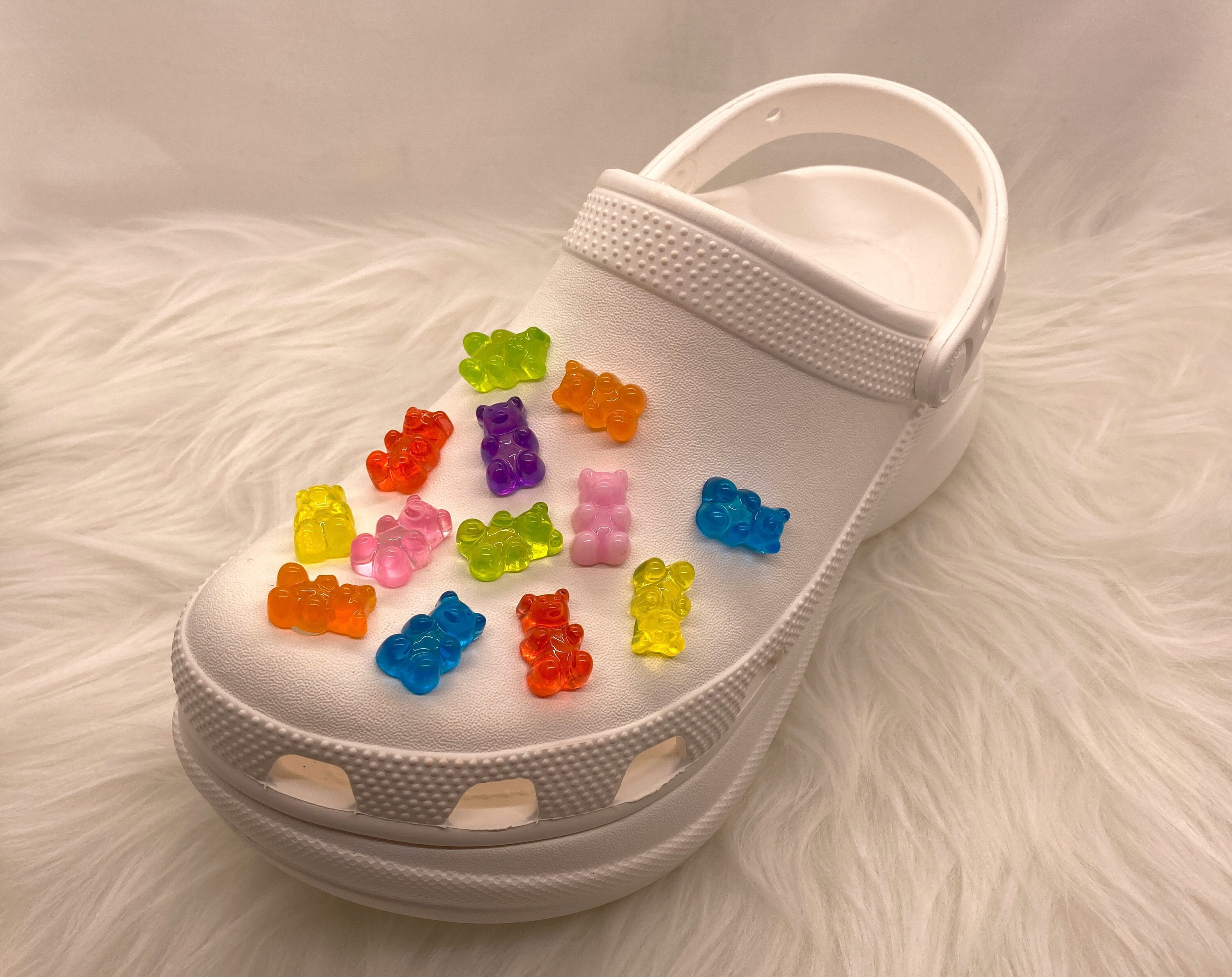11 Piece Shoe Charm Ornaments Accessories for Crocs-Like Similar Shoes Pineapple bear couple Set