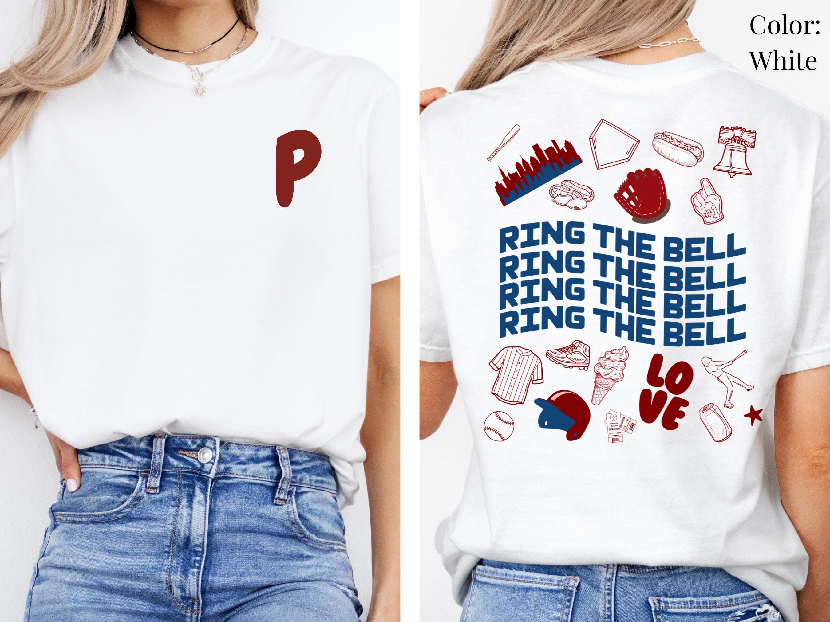 Unisex Philadelphia Phillies shirt , Blue and Maroon, Retro Philly, Philadelphia Fan Gift, Gift for Philly Fan, Phillies Tshirt