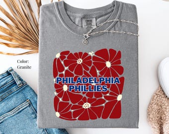 Comfort Colors Phillies tshirt, Phillies Tee, Gift for Philly Fan, Unisex, Phillies Baseball T-shirt, Baseball Tee, Phillies Throwback Tee