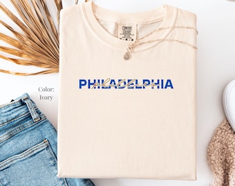 Unisex Phillies Tshirt, Comfort Colors, Philly T-shirt, Baseball Shirt, Gift for Philly Fan, Vintage Baseball, Philadelphia Phillies Shirt