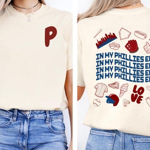 Unisex Phillies Tshirt, Comfort Colors, Philly T-shirt, Baseball Shirt, Gift for Philly Fan, Vintage Baseball, Philadelphia Phillies Shirt