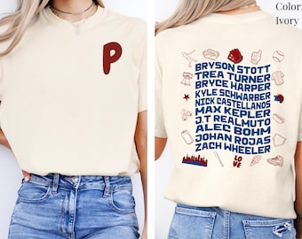 Comfort Colors Phillies tshirt, Phillies Tee, Gift for Philly Fan, Unisex, Phillies Baseball T-shirt, Baseball Tee, Phillies Throwback Tee