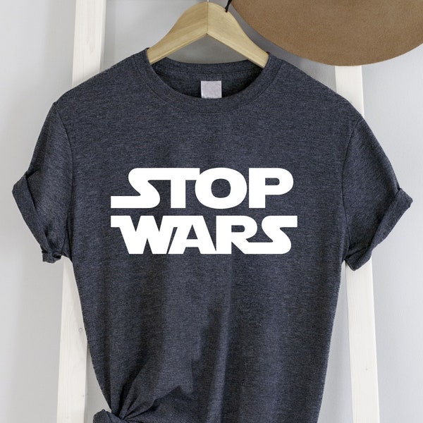 Chemise Stop Wars, Chemise politique de protestation d'activiste, T-shirt anti-guerre, Chemise de la paix, Chemise Ukraine Palestine, T-shirt des droits de l'homme, T-shirt de la paix