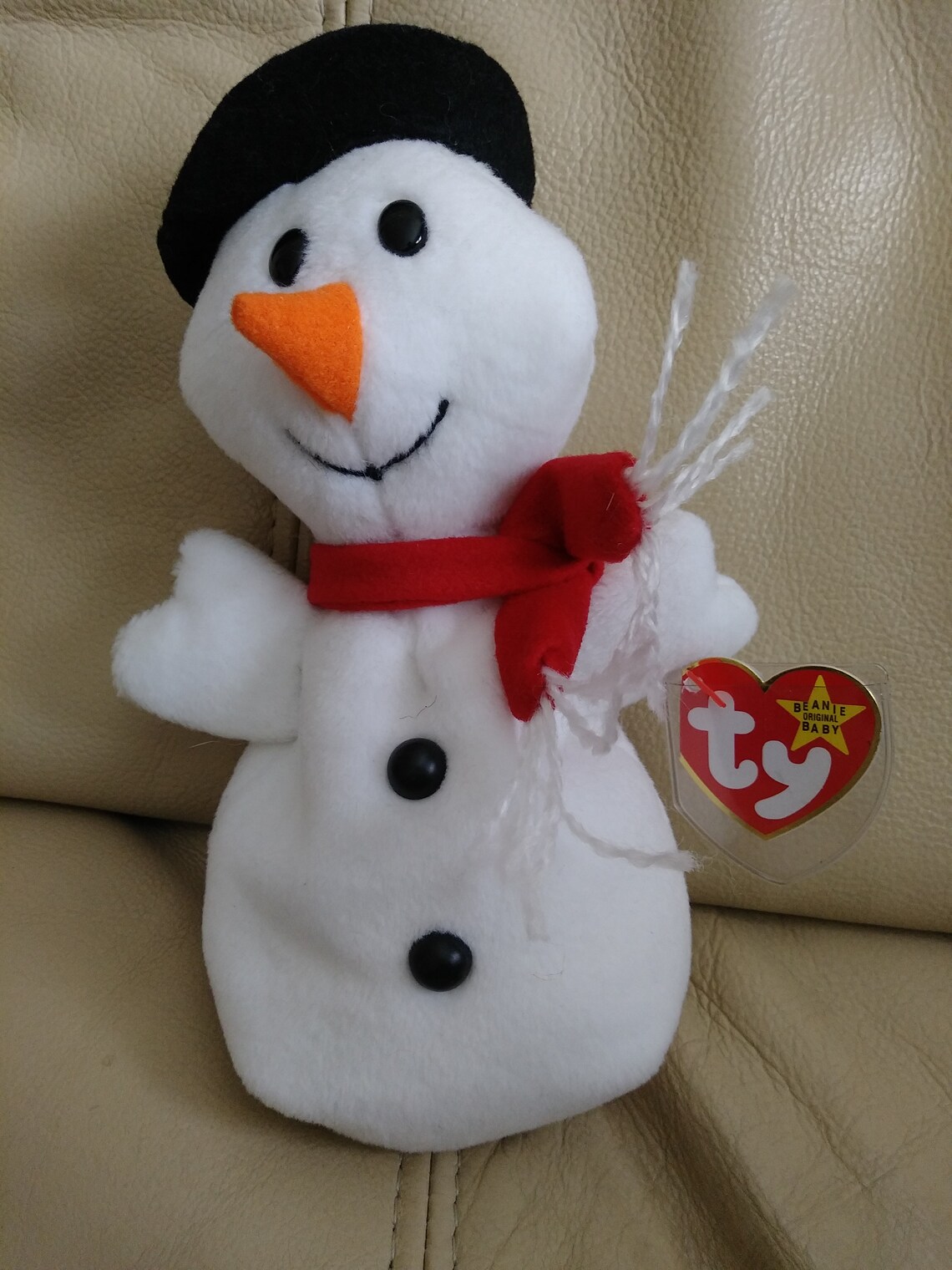 Beanie Babies TY Original SNOWBALL 1996 PVC Pellets Mint | Etsy