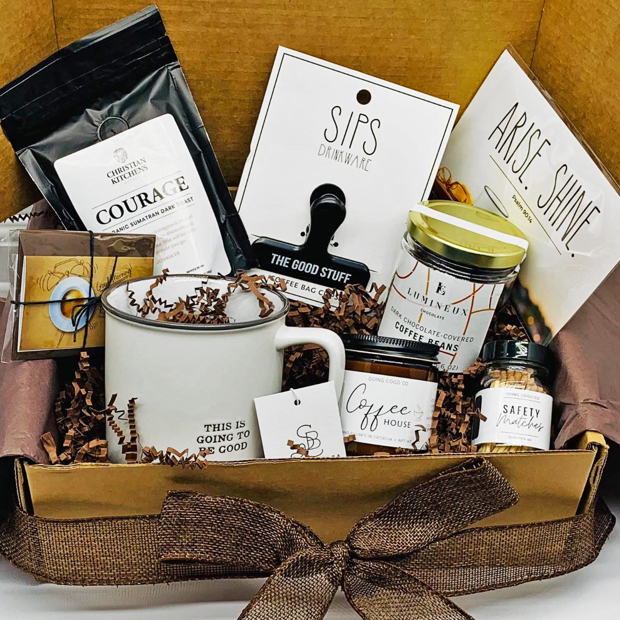  Vabean 5 Pieces Coffee Gift Set Coffee Gift Box Coffee Lover Gifts  Coffee Theme Christmas Gifts for Women Men : Grocery & Gourmet Food