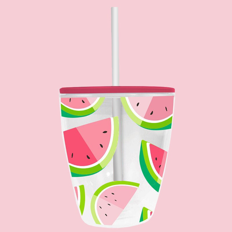 Watermelon Tumbler Summer Fun Poolside Drinkware Gifts Etsy