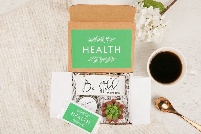 Quarantine Gift Box Caregiver Gift Box Encouragement Box Inspirational Box Nurse Gift Box Health Small Gift Box Get Well Box