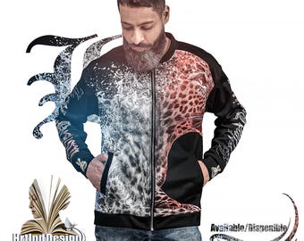 Veste bleue, blanche, rouge et noire 2026