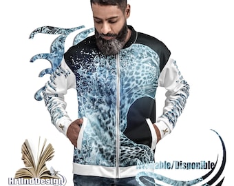 Trendy black and blue jacket 2026