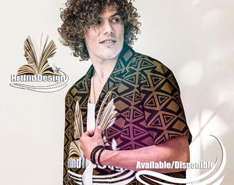 Chemise unisexe avec motifs