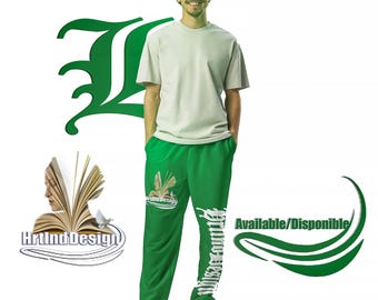 Green unisex trousers