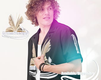 Camisa negra unisex personalizada