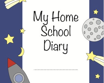 Digital download - Home school diary - In to space