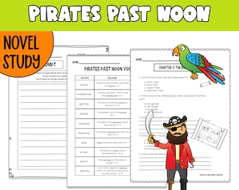 Magic Tree House Pirates Past Noon Novel Study | Reading Companion (No Prep Worksheets)