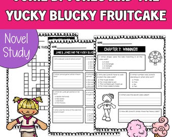 Junie B. Jones Novel Study: Reading Comprehension Worksheets (No Prep)