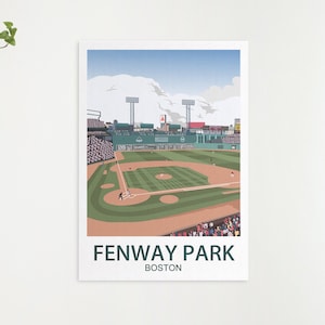 Fenway Park Boston Print - Baseball Gifts - Fenway Park Poster - Baseball Poster - Baseball Art Print - Boston Red Sox