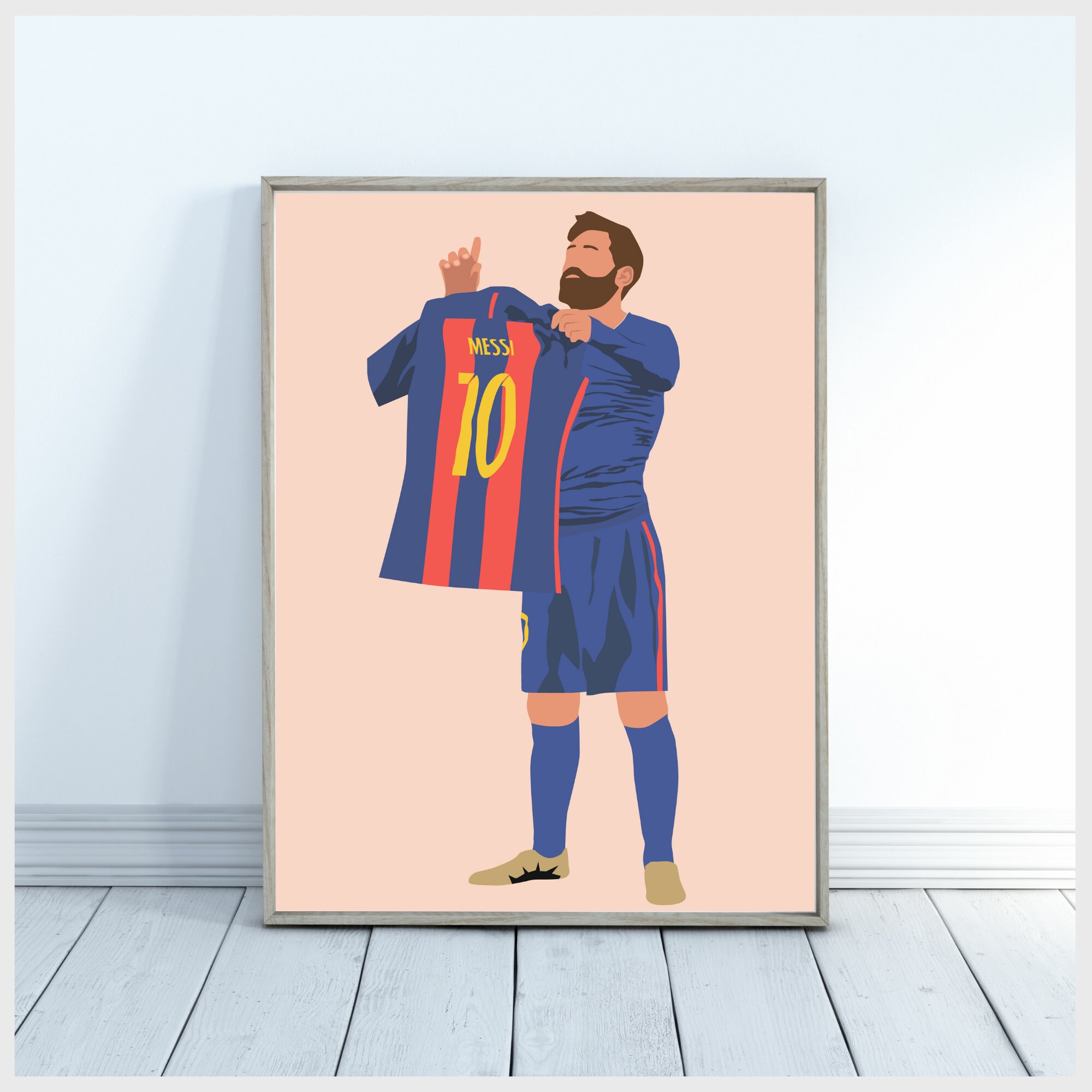 Messi Poster Messi Gifts Messi Print Football Poster | Etsy