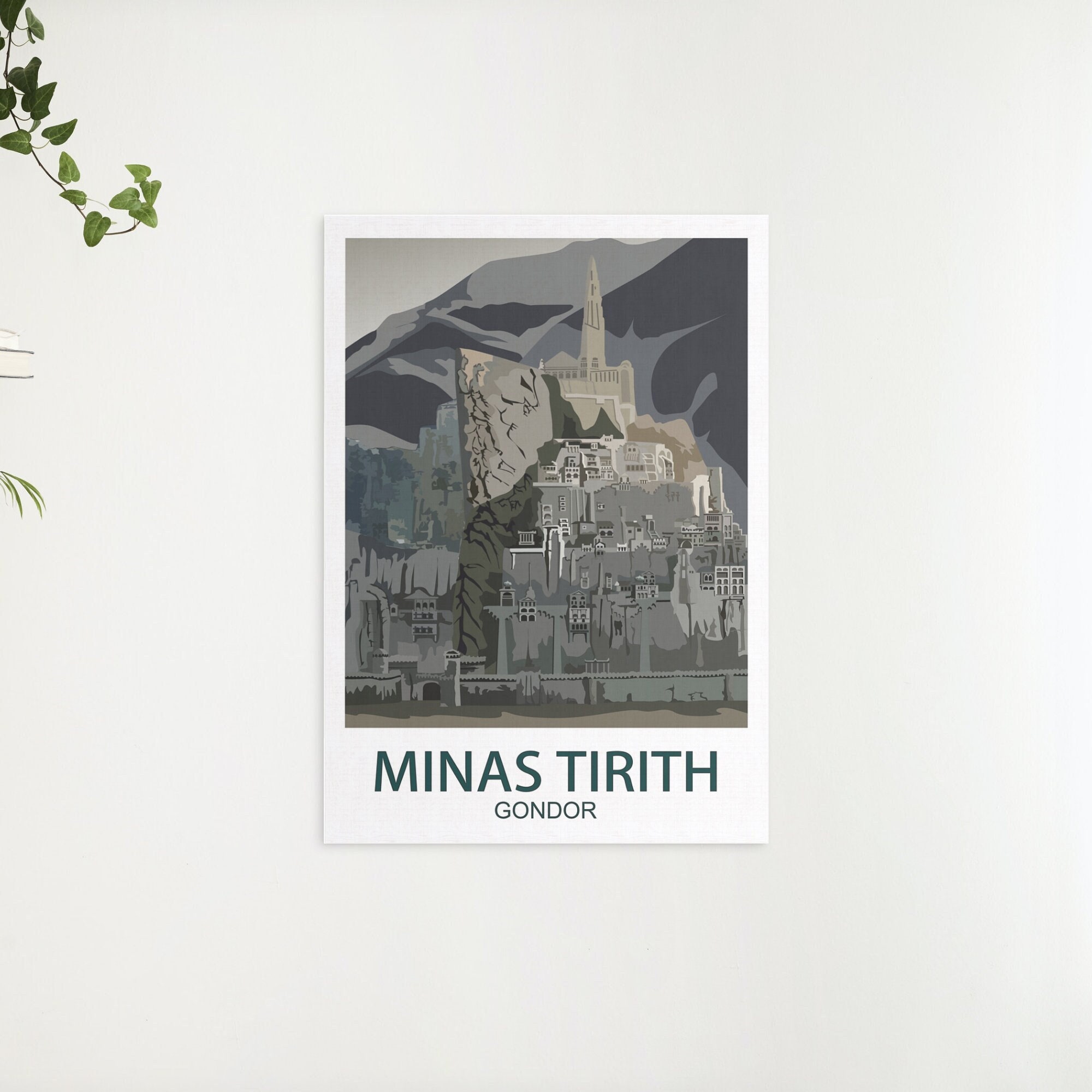 minas tirith' Poster, picture, metal print, paint by Designersen